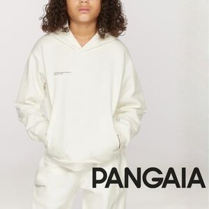 PANGAIA Kids Off-White Organic Cotton 365 Hoodie